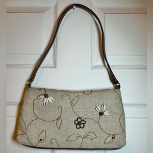 Y2K Cotton Jute Shell Purse Handbag Beads Beach Coastal Boho Festival Beige